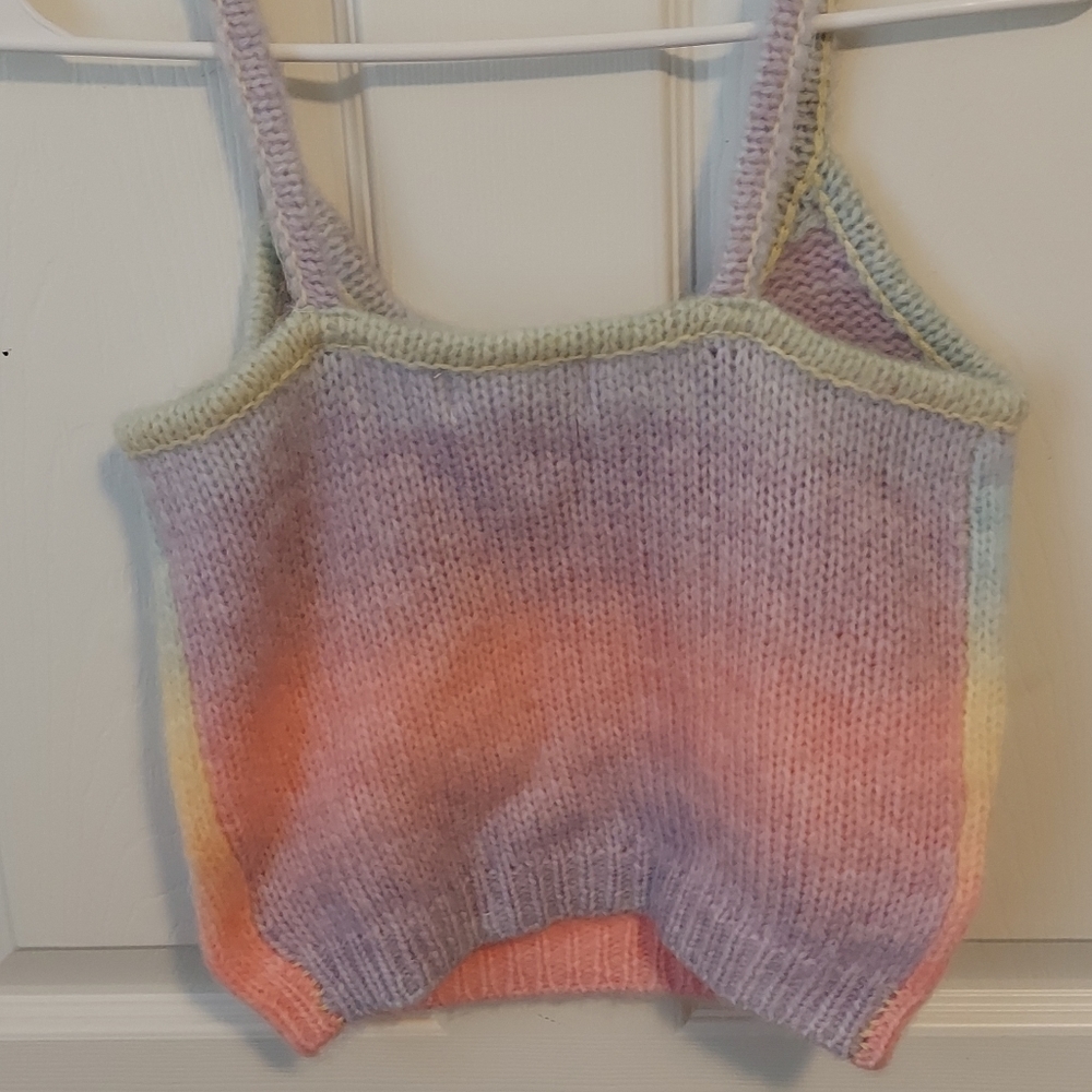 Rainbow top for 10 year old girl by Chloe and Cyrus